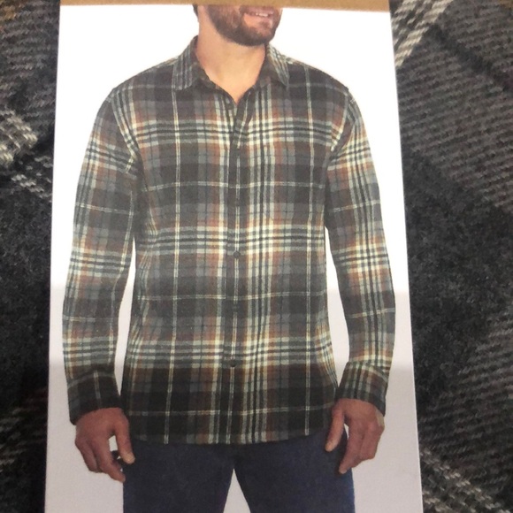 Eddie Bauer Plaid Flannel‎ Shirt - Picture 1 of 5